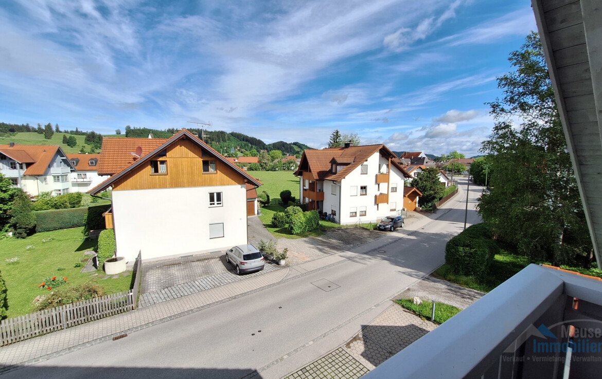 Aussicht vom Westbalkon